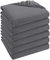 Utopia Bedding Lot de 6 Drap Housse - Gris, 140 x 200 cm - Coupes de 35 cm pour Matelas épais - Microfibre brossée