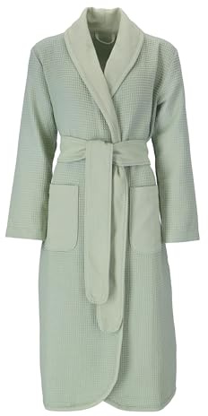 Vossen Damen Bademantel Catania Soft Green XL
