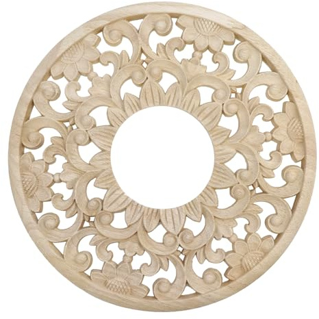 Antrader Wood Ceiling Cover for Light Fixture and Ceiling Fans,1Pcs