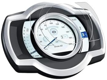 Protector Panel Instrumentos Motocicleta para Triumph para Rocket 3 GT R Accesorios Motocicleta Película Protección contra Rayaduras Panel Velocímetro Protector Pantalla Tablero(2 PCS)