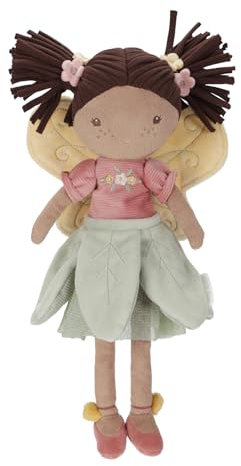 Little Dutch 4570 Stoffpuppe Kuschelpuppe Fee Evi - Fairy Garden (35 cm)