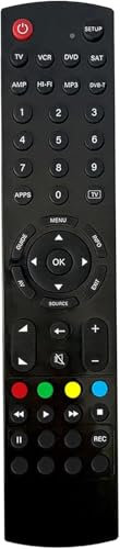 Universal Remote Control for Samsung, LG, Sony, Hisense, TCL, Toshiba, Panasonic, Sharp, JVC, Philips, Hitachi, Haier TV, Simple Setup