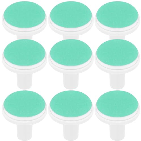 PLAFOPE Babynagelslip Sliphuvud Nageltrimmer Babynagelbuffert Elektrisk Barnnagelfil Ersättning Nagelborr Pedikyr Elektrisk Babynagelfil Lätt Plast Grön