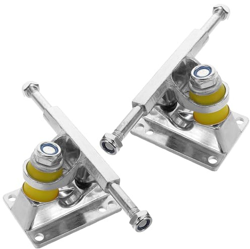 Homoyoyo Support De Skateboard en Aluminium 15X7X5.5Cm Accessoire De Truck pour Montage Facile Et Conduite Fluide Compatible avec Divers Types De Skateboard