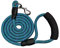 Rope Dog Lead with Soft Padded Handle and Reflective Threads Nylon Durable Dog Leash 6FT For Small Medium Large Dogs (Blue)