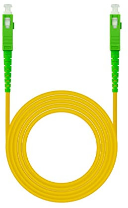 Nanocable Cable fibra SC/APC LSZH Amarillo 3m