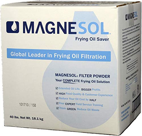 Magnesol Deep Fryer Oil Filter Powder by FryOilSaver, Bulk Box, 40 lb.