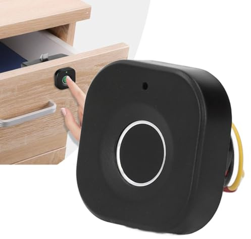 Bewinner Fingerabdruck Schrankschloss – APP-Steuerung Biometrisches Halbleiterschloss mit Mehreren Entriegelungsmethoden, Briefkastenschloss für Zuhause und Büro