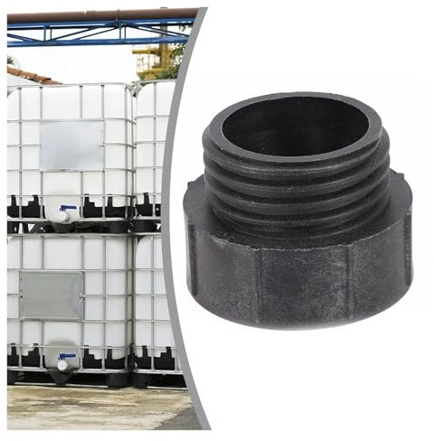 TYNXK Accessoires pour Tonneaux De Pluie IBC Adapter Connector Fine Thread 2Inch to Coarse Thread S60x6 Container Tank Water Storage & Rain Barrels Parts Montage du Collecteur De Pluie