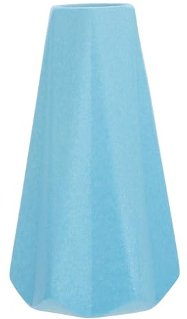LALAFINA Ceramic Flower Vase Gradient Blue Pot Creative Home Adornment Planter for Flower Arrangement and Indoor Décor