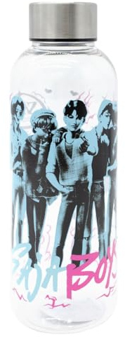 KPop Saja Boys Hydro Bottle 850ml - Reusable BPA Free Bottle with Metal Screw Cap - Ideal for Water and Cold Drinks - K-Pop Fans Design