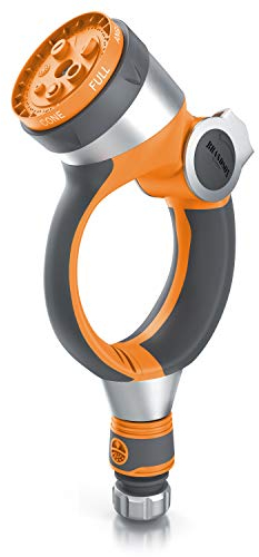 Brandson - Gartenbrause zur Bewässerung von Topfpflanzen und Beeten, Einhandbedienung, 7 Bewässerungsmuster, Einstellbarer Wasserdurchfluss für Gartenbewässerung