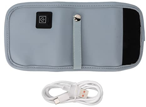 Sunicon tragbarer Flaschenwärmer, USB 3 Stufen Temperaturkontrolle tragbarer elektronischer Milchbeutel, schnelles Erhitzen für Milch, Formel und Milch, geeignet für Baby im Freien