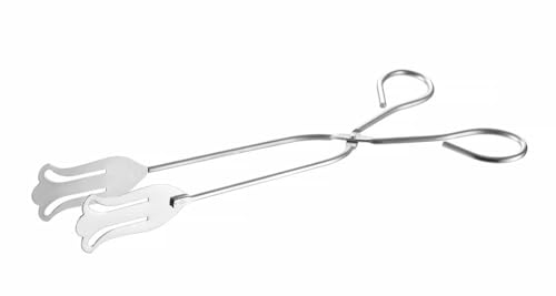 HENDI Gebäckzange, Geschirrspülmaschinengeeignet, Servierzange, Tortenzange, Küchenzange, Dekorativ und funktional, 276mm, Edelstahl