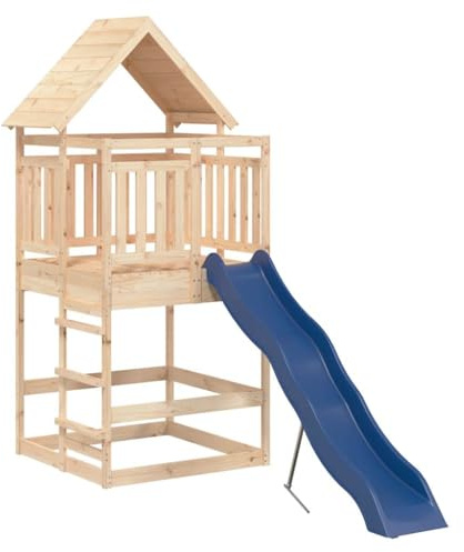 vidaXL Set da Gioco da Esterno in Legno Massello di Pino