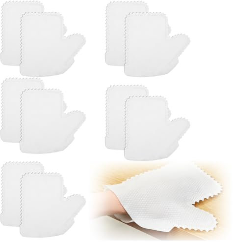 UYVPAER 10 Stück Hausdesinfektion Staubentfernungshandschuhe, 2024 Neuestes Waschbare Wiederverwendbare Staubtuch Handschuhe, Reinigungsstaub Handschuhe Reinigungswerkzeug Für Haus Und Küche