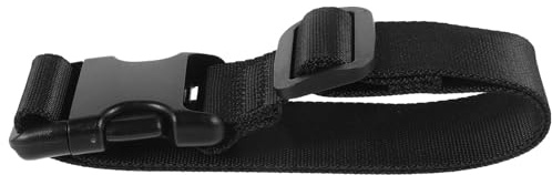 AOKWAWALIY Cinghia di prolunga universale per borsa da cintura, estensione per borsa da viaggio, per attività all'aria aperta, Nero , 36.50X4.70X1.80CM, Sport