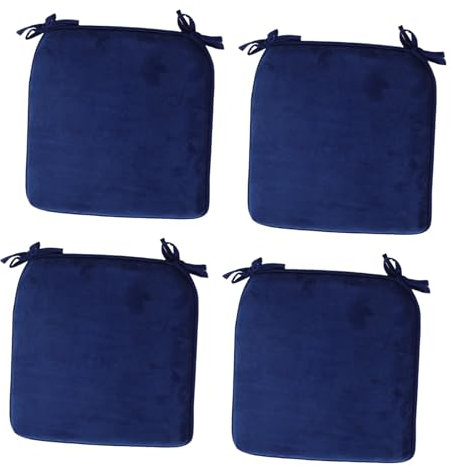 Gatuida 4stücke Sitzkissen Für Esszimmerstühle Abnehmbare Stuhlpolster Mit Verstellbaren Bändern rutschfeste Kissen Für Küchenstühle Und Schreibtischstühle Geeignet Sitzkissen Und