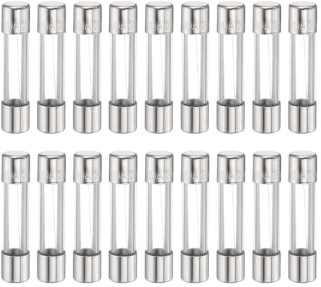 QUARKZMAN 18 Piezas De Fusibles 10A 250 Voltios Fusibles De Vidrio De Acción Rápida F10AL250V 6x30mm Fusibles Rápidos Para Sistemas Eléctricos De Luces Navideñas Microondas Televisores