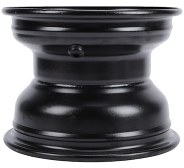 Tbest Llanta de Rueda Trasera ATV 18X9.50-8, Acero de Alta Dureza, Revestimiento de Pintura Negra, Acero, 4 Orificios, Llanta de Rueda Go Kart de 8 Pulgadas para Cortacésped Quad Dirt
