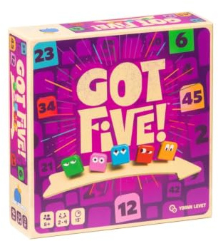 Blue Orange - Got Five - brädspel - Logik och avledning - Kakel - Perfekt mellan vänner eller familj - Från 8 år