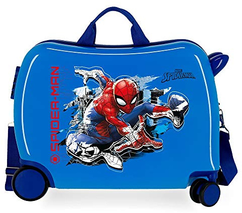 Marvel (MAS2Q) Spiderman Geo Infantil, Blu (Azul)