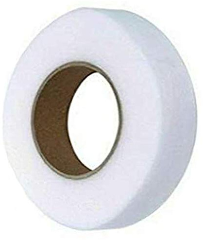 25 x Meters Hemming Web Large Roll Wonder Iron On Tape Sewing Bonding Long Badges School Work Trouser Webbing Craft Master Tailor Home & Office White Sewing UK Free P&P