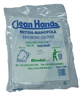Manoplas higiénicas clean hands coex (paq 100u)