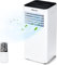 Portable Air Conditioner, 3-In-1 Air Conditioning Unit 9000 BTU, Dehumidifier, Cooling Fan with 3 Fan Speeds, Wifi, Digital Display, Remote Control, 24 Hour Timer & Window Venting Kit