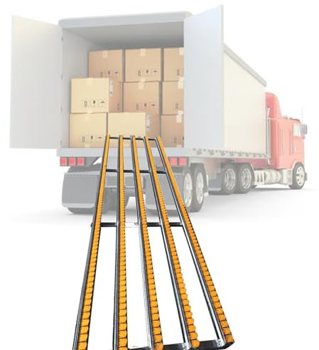 XILYZMO Servantes À Rouleau, Plastique ABS Roues Convoyeur Glissières, Cadre Métallique Pliable Rack D'écoulement Système Déchargement, Rouleau Non Motorisé Déchargement Poulie (Couleur : Five Rows-A