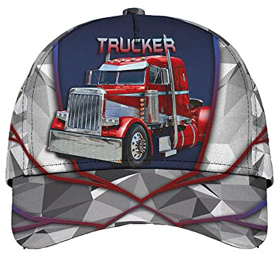 Damen Herren Baseballkappe Container Trucker Für LKW-Fahrer Distressed Basecap Leicht Baseball Kappe Mütze Baumwolle Basecap Für Draussen Reisen Angeln