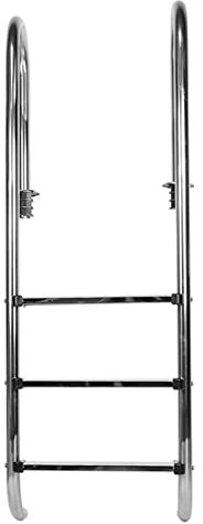 Escalera de Seguridad para Piscina, Escalera Antideslizante para Piscina de 3 Escalones, Estilo Novedoso, Gran Capacidad de Carga, Adecuada para Piscinas Privadas y Piscinas