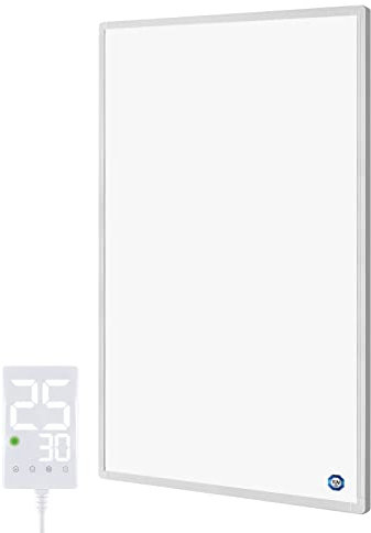 Hocosyme Pannello Radiante Infrarossi 500W con Termostato Touch - 80°-120°Temperatura di lavoro - Adatto per 1-8㎡Indoor - Montaggio a Parete - Certificazione TÜV e Garanzia 10 Anni