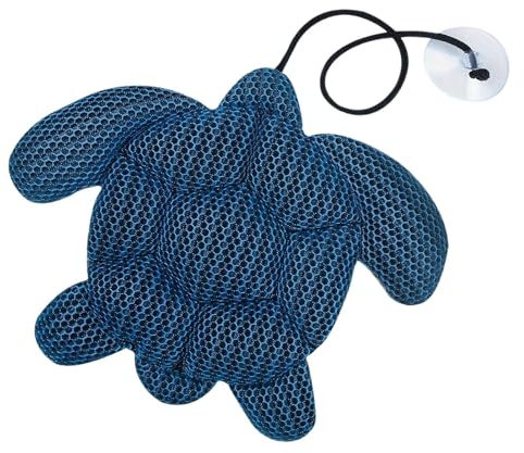 Vmiorzq Assorbitore di schiuma per vasca idromassaggio, detergente per spugna da piscina, detergente per vasca idromassaggio tartaruga, filtro galleggiante riutilizzabile, accessori per vasca da bagno