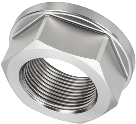 6021-001573 Compatible with Samsung Washer Hex Nut, M26 24 mm ID Spindle Nut, Washing Machine Drum Shaft Lock Nut Replacement, Plated Steel