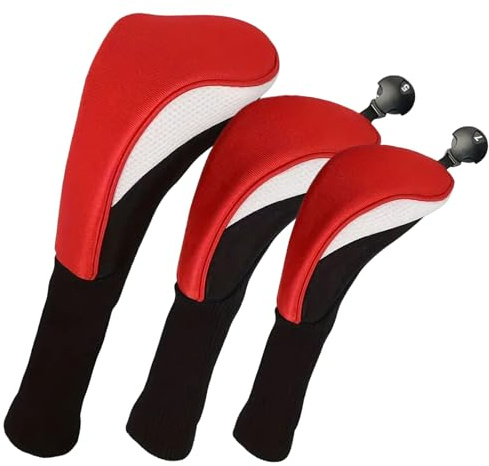 Coperture per mazze da golf, custodia protettiva in rete, coperture per piloti di mazze da golf, per uomini e donne, per appassionati di sport