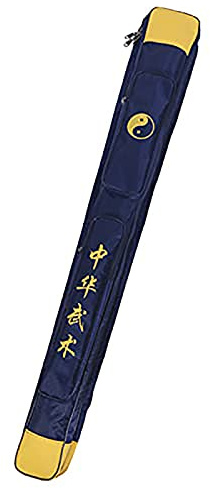 PBWERIGL Borsa per Scherma, Borsa for Spada 109 cm for Katana e Spade Tai Chi con Tracolla Regolabile Multicolore, Singolo Doppio Strato(Blue,Single Layer)