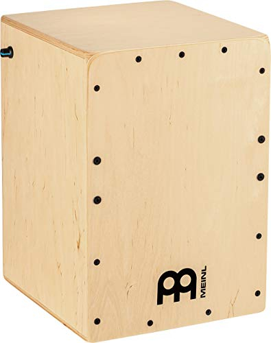 Meinl Percussion Pickup Jam Cajon - Kleine Trommelkiste mit Tonabnehmer für Kinder und Erwachsene bis 1,50 m - Schlagfläche Baltische Birke (PJC50B)