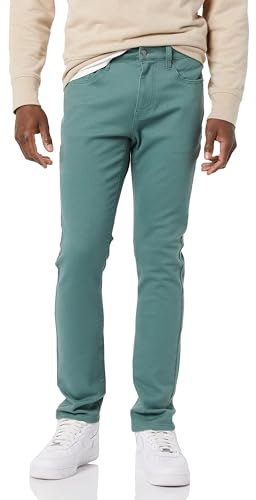 Amazon Essentials Men's Skinny-Fit Stretch Jean - Discontinued Colors, Sage Green, 40W x 29L