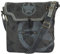 Sunsa Damen/Herren Messenger Bag. Umhängetasche aus Canvas & Leder. Große Vintage Crossbody Tasche. Nachhaltige Handtasche mit Stern. Crossover Bag für Sie/Ihn