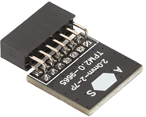 Módulo TPM2.0 SPEC de 14 pines compatible con DDR4, DDR3, módulo de seguridad 2x7P para placas base Asus, Windows 11, para AMD X570, B550, A520 Series, X470, B450 Series