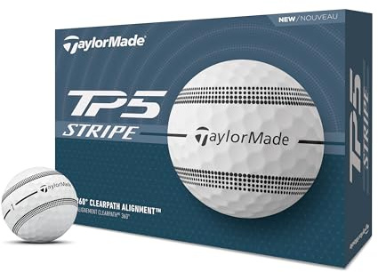 TaylorMade Golf 2024 TP5 Stripe ONE Dozen Golf Balls
