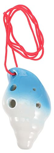 SHOWERORO Ocarina Muschelform Windinstrument Für Anfänger Junge Mädchen Übungsinstrument Klangvolles Okarina Geschenk Für Musiker Und Bläser