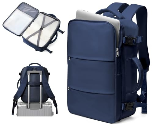 BJLFS Mochila Viaje Cabina Avion 40x30x20 Ryanair Equipaje de Mano Air Europa Maleta 40x30x20 Wizzair Equipaje de Mano Ryanair Mochila Avion 40x20x30 Vueling para Portátiles de 14 Pulgadas