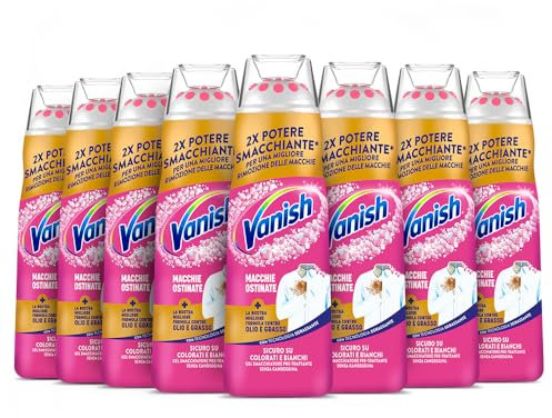 Vanish Gel Smacchiatore Pre-Trattante, 2X Potere Smacchiante, 8 Confezioni, Contro le macchie ostinate, 8 x 200ml