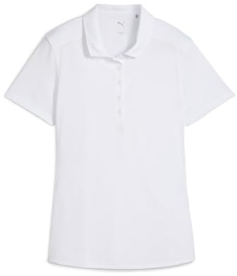 Puma Damen Polo Shirt W Pure 2.0 SS Polo 629944 White Glow-M