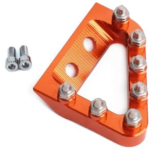 Bakre bromspedal, växelspak, stegplatta, for KTM SX SXF -XC XCF XCW EXC EXCF TPI 125 150 250 350 450 500 2017-2022(Orange)