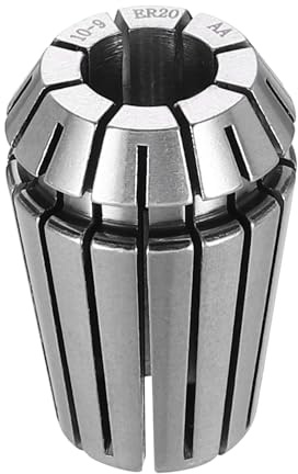 QUARKZMAN Fjäderfoder ER20 10 mm 65 Mn fjäderstål precisionsfräsfoder för CNC gravyr fräsning svarv verktyg