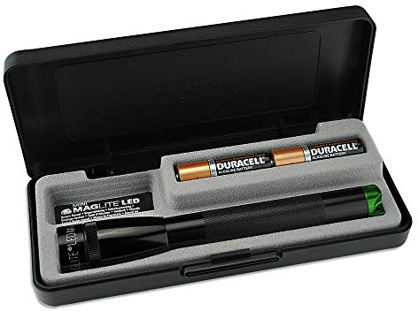 MagLite Mini Maglite Spectrum LED 2AA Taschenlampe schwarz (grüne LED), SP22SY7
