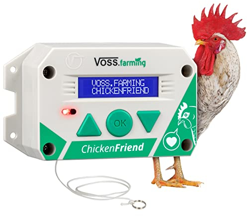 VOSS.farming Steuerung ChickenFriend automatische Hühnertür, Hühnerklappe, Türöffner für Hühnerstall